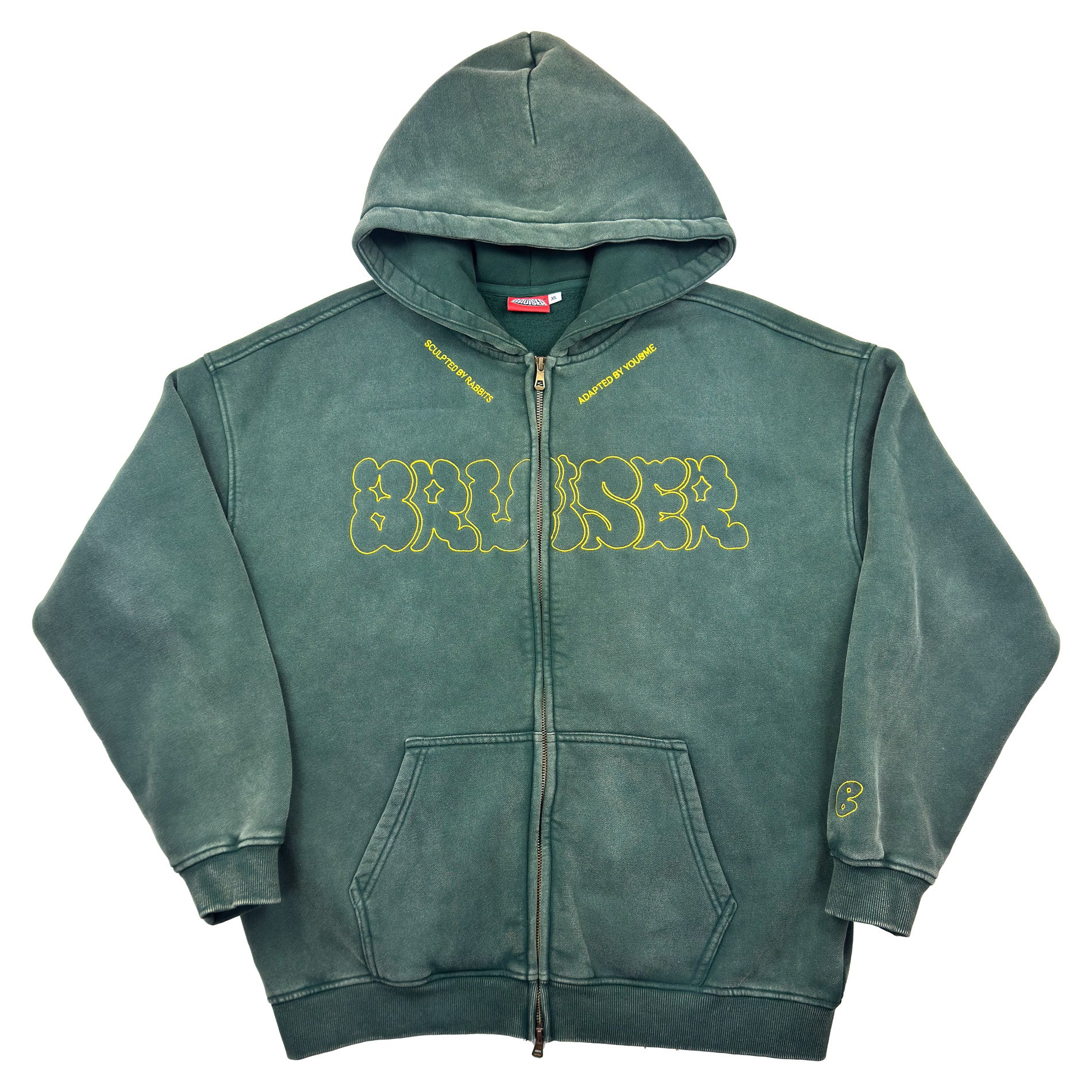 You&Me Stone Wash Zip-Up (Green)